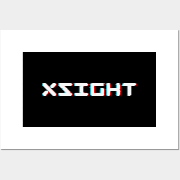 Xsight Glitch Wall Art by XSIGHT Apparel